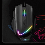 Spirit of Gamer Egér - PRO-M3 RGB (Optikai, 7200DPI, 8 gomb, harisnyázott kábel, fekete) + egérpad - Image 5