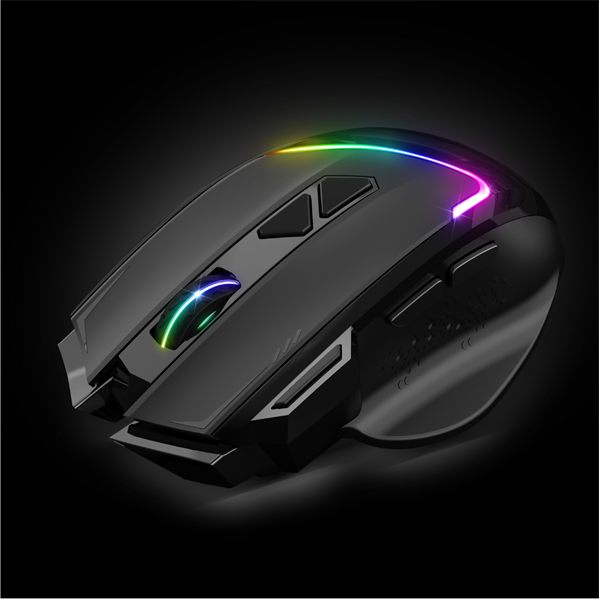 Spirit of Gamer Egér - PRO-M3 RGB (Optikai, 7200DPI, 8 gomb, harisnyázott kábel, fekete) + egérpad - Image 6