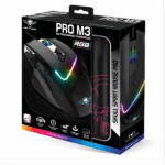 Spirit of Gamer Egér - PRO-M3 RGB (Optikai, 7200DPI, 8 gomb, harisnyázott kábel, fekete) + egérpad - Image 12
