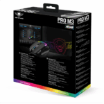 Spirit of Gamer Egér - PRO-M3 RGB (Optikai, 7200DPI, 8 gomb, harisnyázott kábel, fekete) + egérpad - Image 13