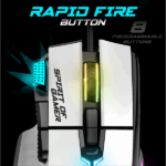 Spirit of Gamer Egér - PRO-M5 Arctic (Optikai, 12800DPI, 1000Hz, 8 gomb, harisnyázott kábel, fehér) - Image 6