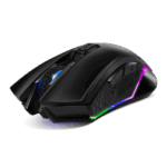 Spirit of Gamer Egér Vezeték nélküli - ELITE-M20 Wireless (4800DPI, 1000Hz, 6 gomb, Omron, harisnyázott kábel, fekete) - Image 3