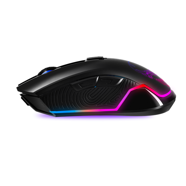 Spirit of Gamer Egér Vezeték nélküli - ELITE-M20 Wireless (4800DPI, 1000Hz, 6 gomb, Omron, harisnyázott kábel, fekete) - Image 4