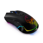 Spirit of Gamer Egér Vezeték nélküli - ELITE-M20 Wireless (4800DPI, 1000Hz, 6 gomb, Omron, harisnyázott kábel, fekete) - Image 6