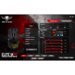 Spirit of Gamer Egér Vezeték nélküli - ELITE-M20 Wireless (4800DPI, 1000Hz, 6 gomb, Omron, harisnyázott kábel, fekete) - Image 9