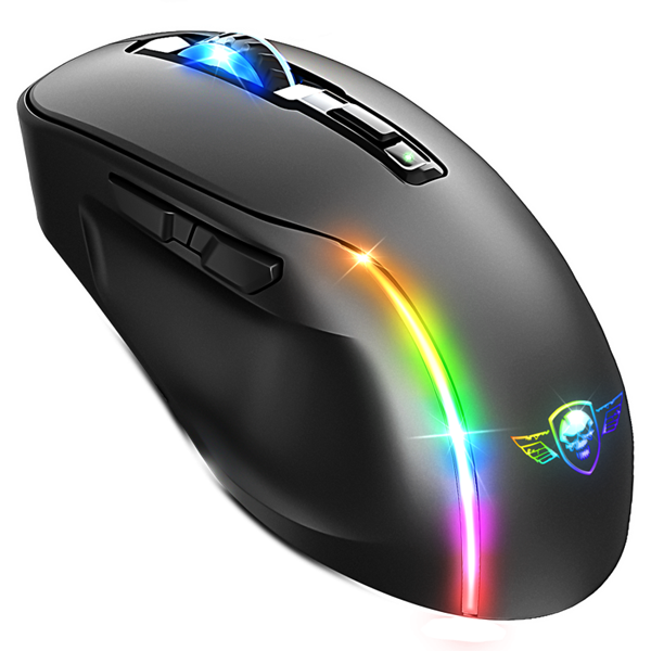 Spirit of Gamer Egér Vezeték nélküli  - ELITE-M50 Black (Optikai, 8000DPI, 1000Hz, 6 programozható gomb, RGB, fekete) - Image 5