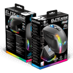 Spirit of Gamer Egér Vezeték nélküli  - ELITE-M50 Black (Optikai, 8000DPI, 1000Hz, 6 programozható gomb, RGB, fekete) - Image 3