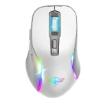 Spirit of Gamer Egér Vezeték nélküli  - ELITE-M50 White (Optikai, 8000DPI, 1000Hz, 6 programozható gomb, RGB, fehér)