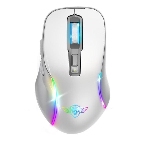 Spirit of Gamer Egér Vezeték nélküli  - ELITE-M50 White (Optikai, 8000DPI, 1000Hz, 6 programozható gomb, RGB, fehér) - Image 1