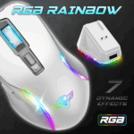 Spirit of Gamer Egér Vezeték nélküli  - ELITE-M50 White (Optikai, 8000DPI, 1000Hz, 6 programozható gomb, RGB, fehér) - Image 5