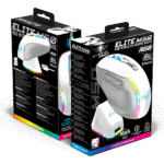 Spirit of Gamer Egér Vezeték nélküli  - ELITE-M50 White (Optikai, 8000DPI, 1000Hz, 6 programozható gomb, RGB, fehér) - Image 10