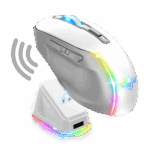 Spirit of Gamer Egér Vezeték nélküli  - ELITE-M50 White (Optikai, 8000DPI, 1000Hz, 6 programozható gomb, RGB, fehér) - Image 11