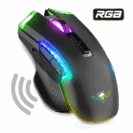 Spirit of Gamer Egér Vezeték nélküli - ELITE-M70 (Optikai, 4800DPI, 8 programozható gomb, Max.: 10m, fekete) - Image 2