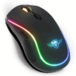 Spirit of Gamer Egér Vezeték nélküli - PRO-M9 (Optikai, 4200DPI, 6 programozható gomb, Max.: 10m, fekete) - Image 2