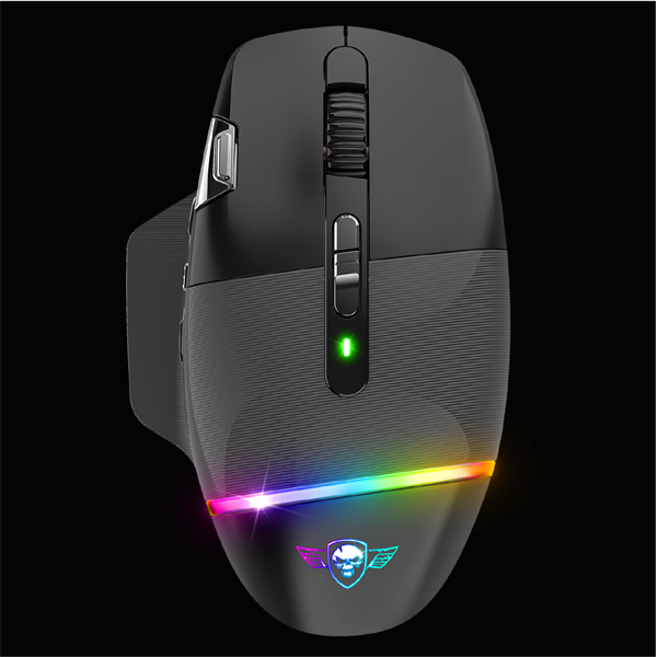 Spirit of Gamer Egér Vezeték nélküli - XPERT-M800 (Optikai, 10 000DPI, 12 programozható gomb, Max.: 10m, fekete) - Image 3