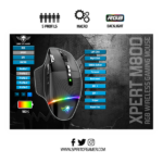 Spirit of Gamer Egér Vezeték nélküli - XPERT-M800 (Optikai, 10 000DPI, 12 programozható gomb, Max.: 10m, fekete) - Image 7