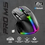 Spirit of Gamer Egér vezeték nélküli - PRO-M5 Wireless (Optikai, 8000DPI, 8 gomb, fekete) - Image 3