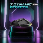 Spirit of Gamer Egér vezeték nélküli - PRO-M5 Wireless (Optikai, 8000DPI, 8 gomb, fekete) - Image 9