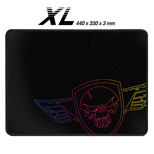 Spirit_of_Gamer_Egerpad_-_Darkskull_Mouse_Pad_-_King_Size_430_x_330_x_3mm_varrott_szelek_fekete-i318540.png Spirit of Gamer Egérpad - Darkskull Mouse Pad - King Size (430 x 330 x 3mm; varrott szélek; fekete) - Image 1