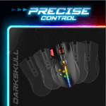 Spirit of Gamer Egérpad - Darkskull RGB Mouse Pad XXXL (RGB háttérvilágítás, USB Hub, 900 x 400 x 4mm; fekete) - Image 7