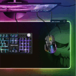 Spirit of Gamer Egérpad - Darkskull RGB Mouse Pad XXXL (RGB háttérvilágítás, USB Hub, 900 x 400 x 4mm; fekete) - Image 9