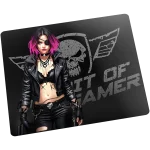 Spirit of Gamer Egérpad - Phantom (420 x 330 x 4mm; varrott szélek; üveg felület; fekete)