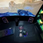 Spirit of Gamer Egérpad - Phantom (420 x 330 x 4mm; varrott szélek; üveg felület; fekete) - Image 9