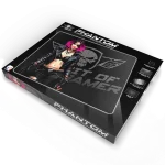 Spirit of Gamer Egérpad - Phantom (420 x 330 x 4mm; varrott szélek; üveg felület; fekete) - Image 2