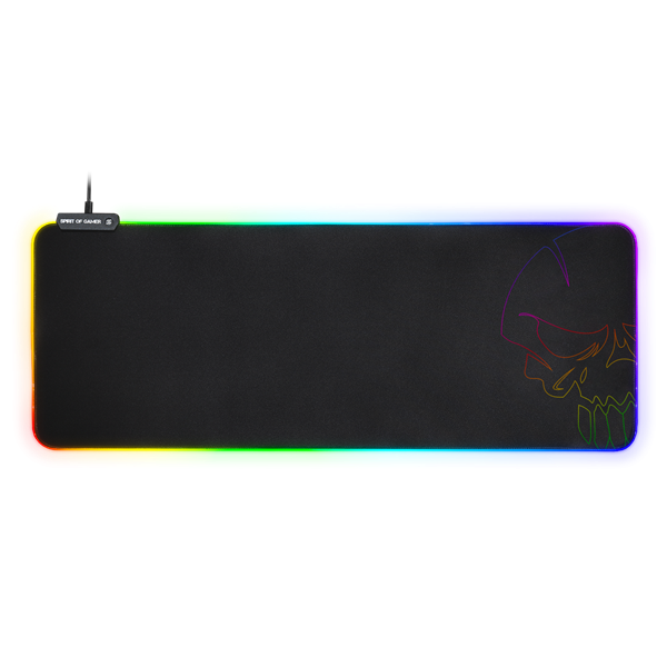 Spirit of Gamer Egérpad - Darkskull RGB - XXL (RGB háttérvilágítás, 800 x 300 x 4mm; fekete) - Image 2