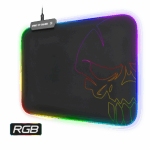 Spirit of Gamer Egérpad - RGB Medium (RGB háttérvilágítás, 350 x 255 x 3mm; fekete)