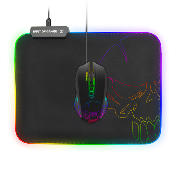 Spirit of Gamer Egérpad - RGB Medium (RGB háttérvilágítás, 350 x 255 x 3mm; fekete) - Image 4