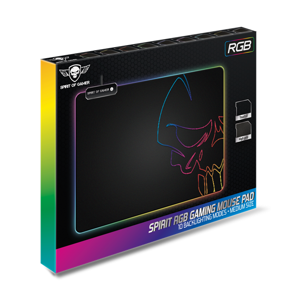 Spirit of Gamer Egérpad - RGB Medium (RGB háttérvilágítás, 350 x 255 x 3mm; fekete) - Image 8