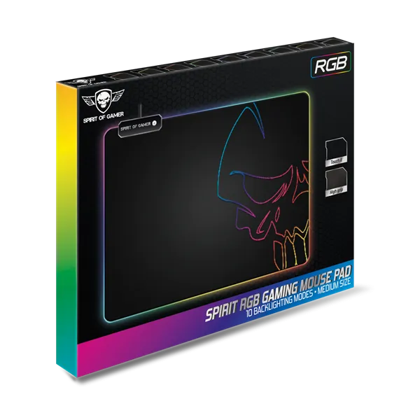 Spirit of Gamer Egérpad - RGB Medium (RGB háttérvilágítás, 350 x 255 x 3mm; fekete) - Image 8