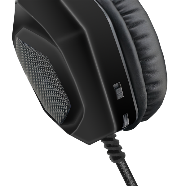 Spirit of Gamer Fejhallgató - ELITE H50 Black (MultiPlatform, RGB, 3.5mm Jack, mikrofon, hangerőszabályzó, nagy-párnás) - Image 5