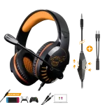 Spirit of Gamer Fejhallgató - PRO-H3 (MultiPlatform, mikrofon, 3.5mm jack, hangerőszabályzó, 2m kábel, narancssárga) - Image 4