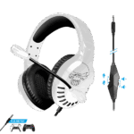 Spirit of Gamer Fejhallgató - PRO-H3 Playstation (PS4/PS5, mikrofon, 3.5mm jack, hangerőszabályzó, 1m kábel, fehér) - Image 4