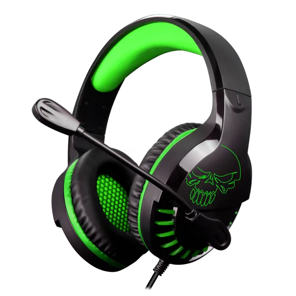 Spirit of Gamer Fejhallgató - PRO-H3 Xbox (Xbox One/Series X/S, mikrofon, 3.5mm jack, hangerőszabályzó, 1m kábel, zöld) - Image 5