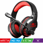 Spirit of Gamer Fejhallgató - PRO-H3 Red (MultiPlatform, mikrofon, 3.5mm jack, hangerőszabályzó, 2m kábel, piros) - Image 2