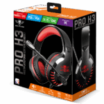Spirit of Gamer Fejhallgató - PRO-H3 Red (MultiPlatform, mikrofon, 3.5mm jack, hangerőszabályzó, 2m kábel, piros) - Image 8
