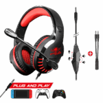 Spirit of Gamer Fejhallgató - PRO-H3 Red (MultiPlatform, mikrofon, 3.5mm jack, hangerőszabályzó, 2m kábel, piros) - Image 5