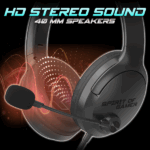 Spirit of Gamer Fejhallgató - PRO-H4 Black (MultiPlatform, mikrofon, 3.5mm jack, hangerőszabályzó, fekete) - Image 4