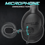 Spirit of Gamer Fejhallgató - PRO-H4 Black (MultiPlatform, mikrofon, 3.5mm jack, hangerőszabályzó, fekete) - Image 5