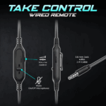 Spirit of Gamer Fejhallgató - PRO-H4 Black (MultiPlatform, mikrofon, 3.5mm jack, hangerőszabályzó, fekete) - Image 6