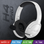 Spirit of Gamer Fejhallgató - PRO-H4 White (MultiPlatform, mikrofon, 3.5mm jack, hangerőszabályzó, fehér) - Image 2