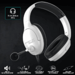 Spirit of Gamer Fejhallgató - PRO-H4 White (MultiPlatform, mikrofon, 3.5mm jack, hangerőszabályzó, fehér) - Image 3