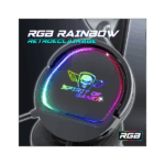 Spirit of Gamer Fejhallgató - PRO-H6 RGB Black (MultiPlatform, mikrofon, 3.5mm jack, hangerőszabályzó, 2m kábel, fekete) - Image 6