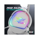 Spirit of Gamer Fejhallgató - PRO-H6 RGB White (MultiPlatform, mikrofon, 3.5mm jack, hangerőszabályzó, 2m kábel, fehér) - Image 6