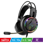 Spirit of Gamer Fejhallgató - PRO-H7 (MultiPlatform, mikrofon, 3.5mm jack, hangerőszabályzó, 2m kábel, fekete)