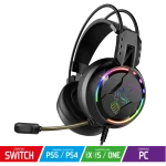 Spirit of Gamer Fejhallgató - PRO-H7 (MultiPlatform, mikrofon, 3.5mm jack, hangerőszabályzó, 2m kábel, fekete)