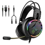 Spirit of Gamer Fejhallgató - PRO-H7 (MultiPlatform, mikrofon, 3.5mm jack, hangerőszabályzó, 2m kábel, fekete) - Image 2